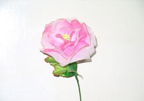 Yarn-Dyed Silk Fabric Flower China